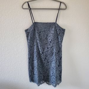 Chaser floral lace mini dress NWT